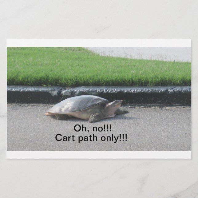 Golfbriefpapier Briefpapier (Vorderseite)