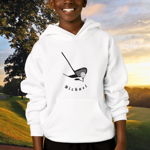 Golfclub & Ball Elegantes Sportthema Name Cool Hoodie