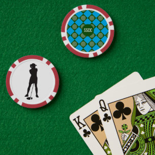 Golfclub Damen Clubhaus Poker Chips