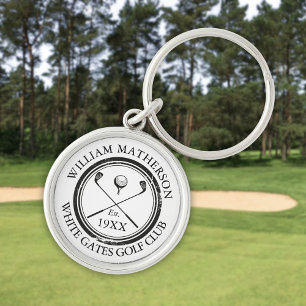 Golfclub-Name Gründungsdatum personalisiert Schlüsselanhänger