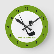 Golfclub und Ball Black, Green Custom