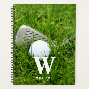 Golfclub und Ball Personalisiert Planer