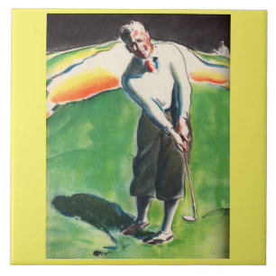 Golfdruck 1934 fliese