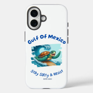 Golfe du Mexique - Tortue IPhone 16 coque