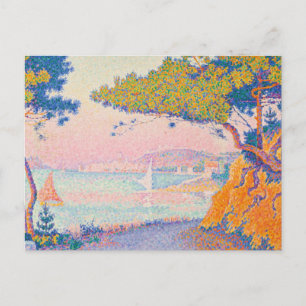 Golfe Juan von Paul Signac Postkarte