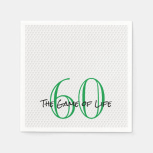 Golfen Geburtstag 60 Das SPIEL von LIFE Fun Golf B Serviette