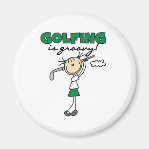 Golfen ist Groovy Magnet