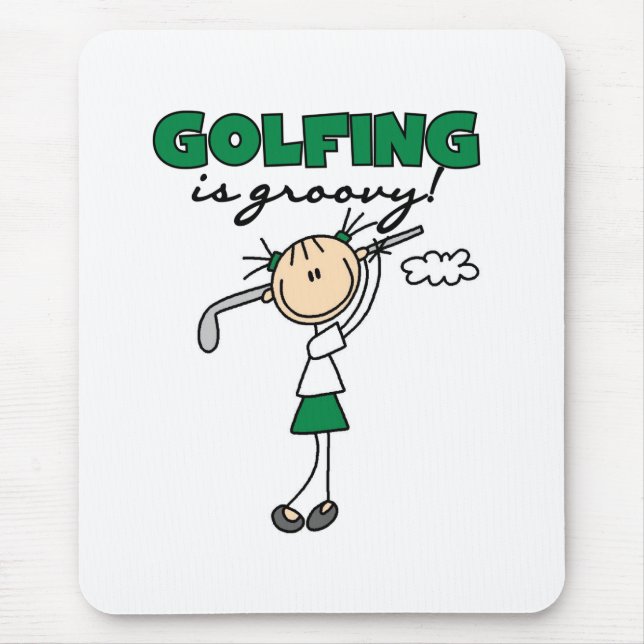 Golfen ist Groovy Mousepad (Vorne)
