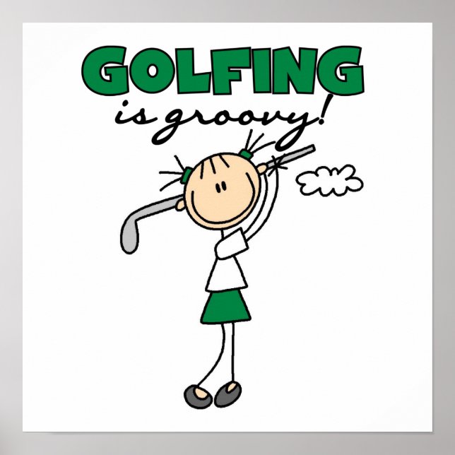 Golfen ist Groovy Poster (Vorne)