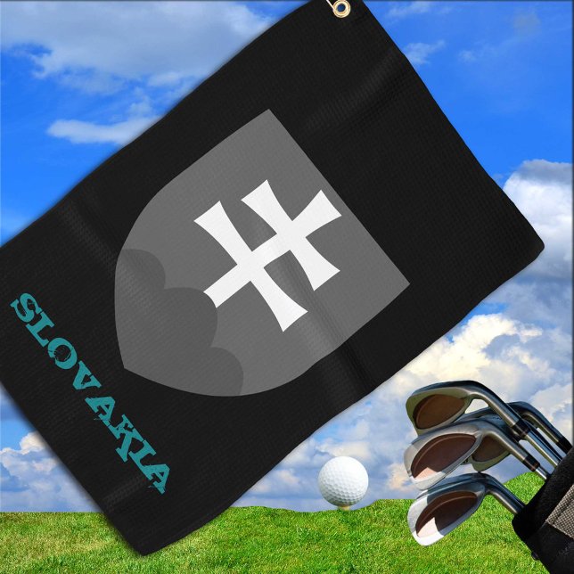 Golfend Slowakei & Slowakei Wappen / Flagge Golfhandtuch (Von Creator hochgeladen)