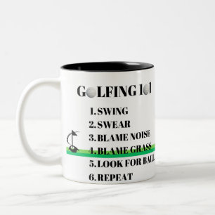 Golfende Tasse