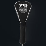 Golfer 70. Geburtstag oder jedes Alter Mit Monogra Golf Headcover<br><div class="desc">Ein lustiges,  einzigartiges Geschenk für den Golfer in Ihrem Leben.  Fügen Sie einfach das Alter und das Monogramm des Golfers hinzu,  um einen individuellen Golf Head Cover zu erstellen. Perfekt als Geburtstagsgeschenk,  Coachgeschenk,  Clubmeisterschaft oder Alltag.  Ändern Sie einfach die Hintergrundfarbe.</div>