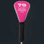 Golfer 70. Geburtstag oder jedes Alter Mit Monogra Golf Headcover<br><div class="desc">Ein lustiges,  einzigartiges Geschenk für den Golfer in Ihrem Leben.  Fügen Sie einfach das Alter und das Monogramm des Golfers hinzu,  um einen individuellen Golf Head Cover zu erstellen. Perfekt als Geburtstagsgeschenk,  Coachgeschenk,  Clubmeisterschaft oder Alltag.  Ändern Sie einfach die Hintergrundfarbe.</div>