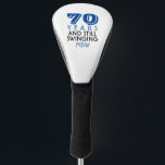 Golfer 70. Geburtstag oder jedes Alter Mit Monogra Golf Headcover<br><div class="desc">Ein lustiges,  einzigartiges Geschenk für den Golfer in Ihrem Leben.  Fügen Sie einfach das Alter und das Monogramm des Golfers hinzu,  um einen individuellen Golf Head Cover zu erstellen. Perfekt als Geburtstagsgeschenk,  Coachgeschenk,  Clubmeisterschaft oder Alltag.</div>