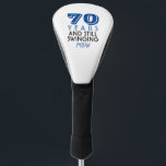 Golfer 70. Geburtstag oder jedes Alter Mit Monogra Golf Headcover<br><div class="desc">Ein lustiges,  einzigartiges Geschenk für den Golfer in Ihrem Leben.  Fügen Sie einfach das Alter und das Monogramm des Golfers hinzu,  um einen individuellen Golf Head Cover zu erstellen. Perfekt als Geburtstagsgeschenk,  Coachgeschenk,  Clubmeisterschaft oder Alltag.</div>