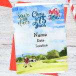 Golfer 75. Geburtstag mit Golfwagen Save the Date Einladungspostkarte<br><div class="desc">Golfer 75. Geburtstag mit Golfwagen Save the Date Geschenke für Trainer,  Lehrer,  Freunde,  Mutter,  Vater,  Freundin/Freund,  Mitarbeiter,  Gastgeberin,  Nachbarin,  er/sie,  Paare,  Großeltern,  Chef,  Kinder,  beste Freundin,  Familie,  Schwule,  Trainer/Team,  Teens</div>