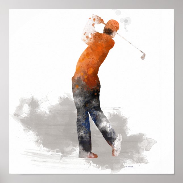 GOLFER - Affiche (Devant)