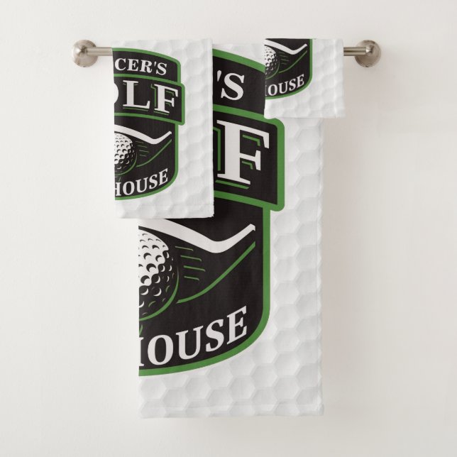 Golfer AJOUTER LE NOM Joueur Golf Ball Club Clubho (En situation)