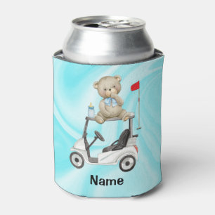 Golfer Baby Boy auf Golfwagen für Baby Shower Part Dosenkühler