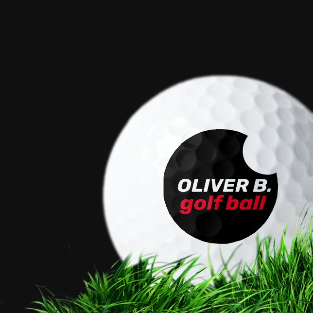 Golfer-Ball für moderne Schwarze Logos Golfball (Von Creator hochgeladen)