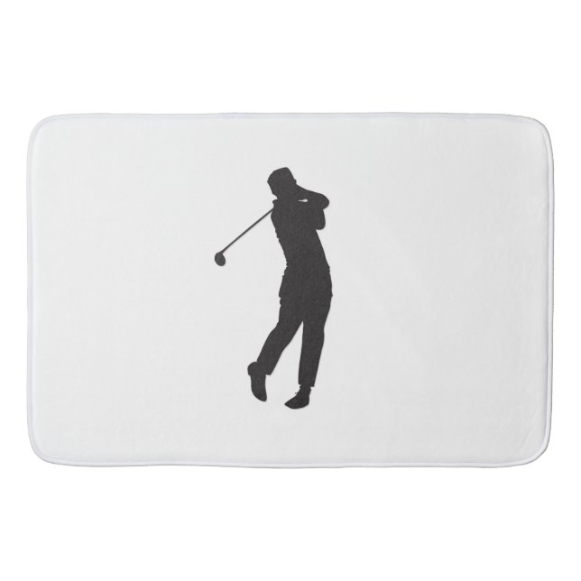 Golfer Bath Mat Badematte (Vorderseite)