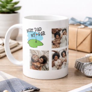Golfer Bester Vater Par Golf Wortspiel 7 Foto Jumbo-Tasse