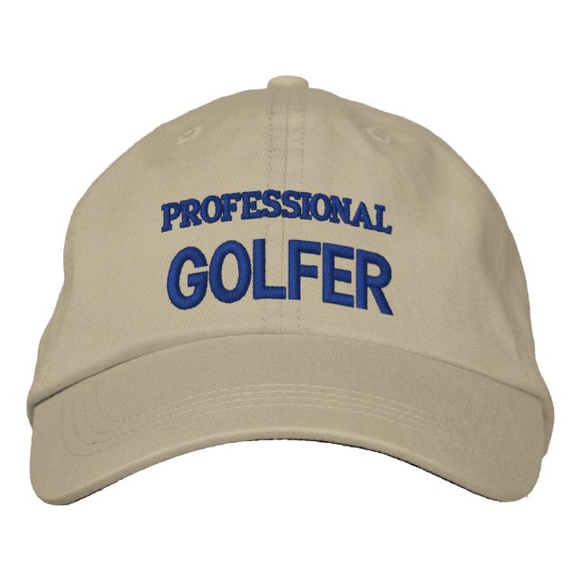 GOLFER BESTICKTE BASEBALLKAPPE (Vorderseite)