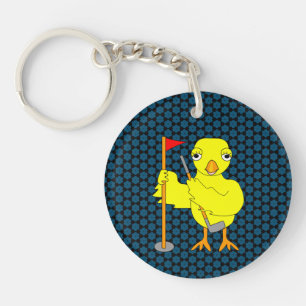 Golfer Chick Schlüsselanhänger