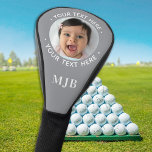 Golfer Custom Foto Personalisiert Monogram Driver Golf Headcover<br><div class="desc">Das perfekte Geschenk für Golfliebhaber - unser individualisierbarer Golfkopfdeckel! Dieses moderne und schlichte Design erlaubt es Ihnen, zwischen einem Treiber oder einem Putter Cover zu wählen und Ihre eigene personalisierte Touch mit individuellem Text und sogar einem Bild hinzuzufügen. Es ist der perfekte Weg, um Ihrer Familie oder Freunden zu zeigen...</div>