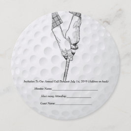 Golfer Einladung