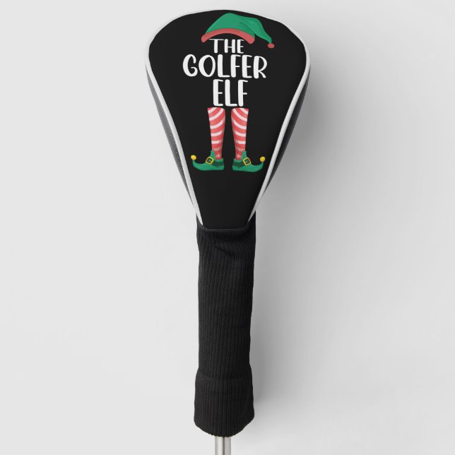 Golfer Elf Golf Familie passt Weihnachten Golf Headcover (Vorderseite)