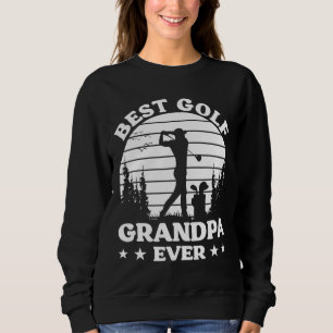 Golfer Funny Bester Golf Opa Golfspieler Sweatshirt