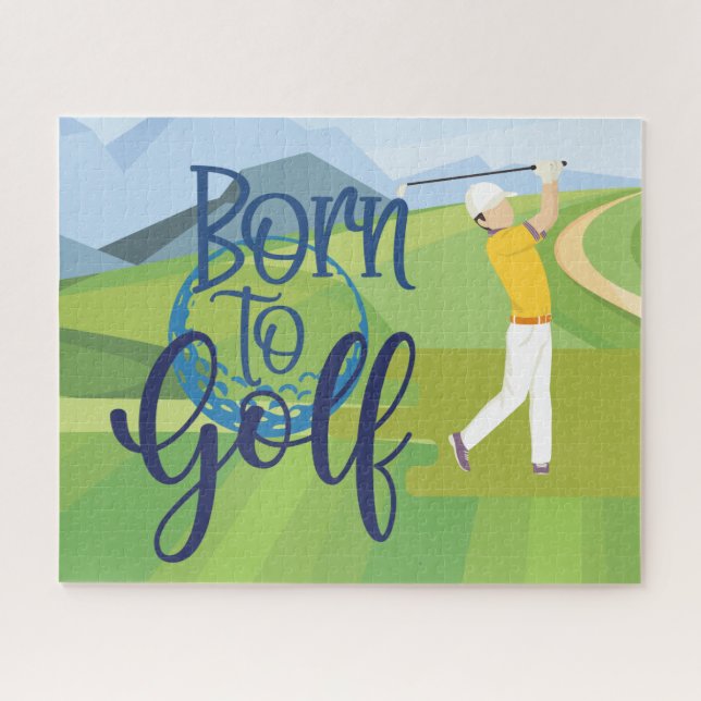 Golfer geboren (Horizontal)