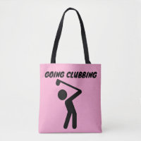 GOLFER GIRL GOLF GEHT IN CLUBBING TASCHE