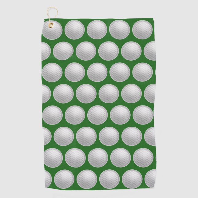 Golfer Golf Handtuchgeschenk Golfhandtuch (Vorderseite)