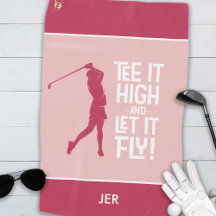 Golfer Golf Spaß Funny Sports Moderne Magenta Rot
