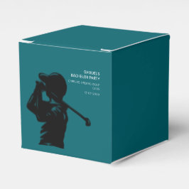Golfer-Golftrip Bachelor Party minimal Geschenkschachtel