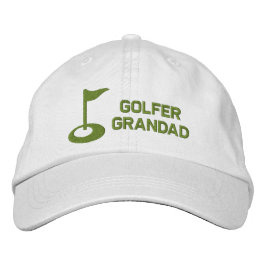 Golfer Grandad Bestickte Baseballkappe