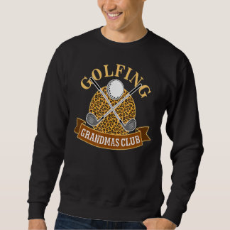 Golfer Großmutter Golf Spieler Golfspielen Golf Sweatshirt