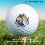 Golfer Größter Lüfter - GRANDPA - Personalisiertes Golfball<br><div class="desc">Opa, ich werde immer dein größter Fan sein! ... Zwei Ihrer Lieblingssachen, Golf und Ihre großen Kinder ! Jetzt kannst du sie mitnehmen, während du 18 Löcher spielst. Passen Sie diese Golfbälle mit dem beliebten Foto und dem Namen Ihres Enkels an. Ob Geburtstag, Vatertag oder Weihnachten, diese großartigen Golfbälle sind...</div>