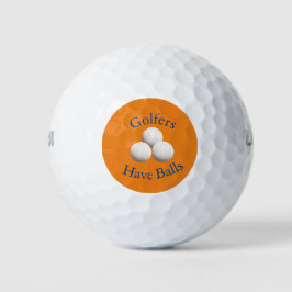 Golfer haben Balls Golf Balls Golfball