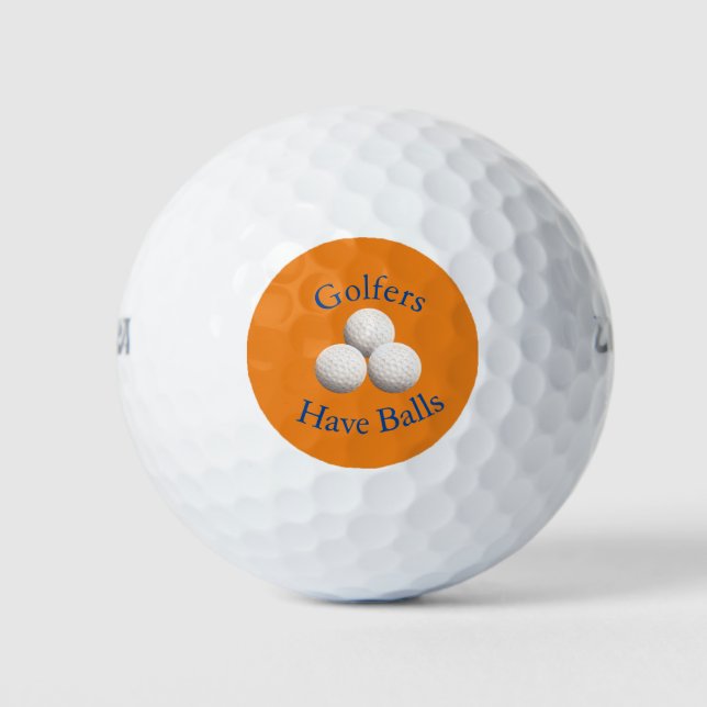 Golfer haben Balls Golf Balls Golfball (Vorderseite)