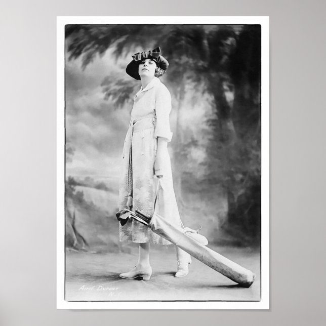 Golfer Helen Herendon - Golf Fotografy Print Poster (Vorne)