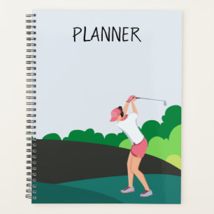 Golfer ist Golfer für Lady Frau Planer
