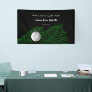 Golfer Junggesellenabschied - Grüner Golfball - Go Banner