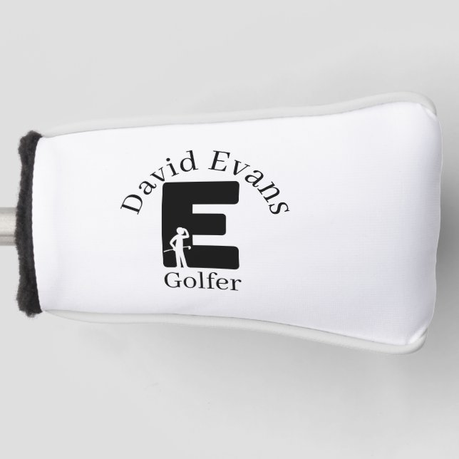 Golfer Letter E Golf Headcover (Vorderseite)