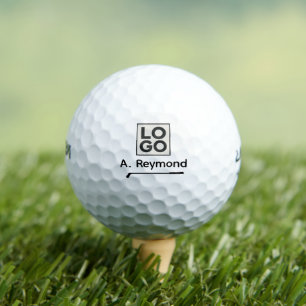 Golfer-Logo-Markierung benutzerdefinierter Name Golfball