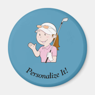 Golfer Magnet
