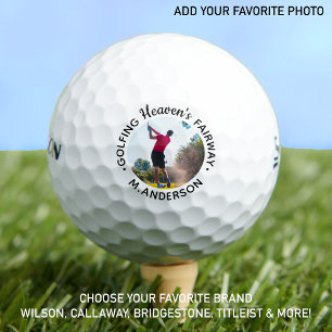 Golfer Memorial Heaven Erinnerung Bewahren Foto Golfball