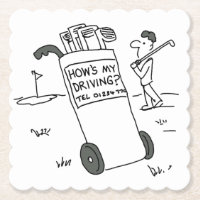 Golfer mit Sign Sprichwort Wie fahre ich? Funny
